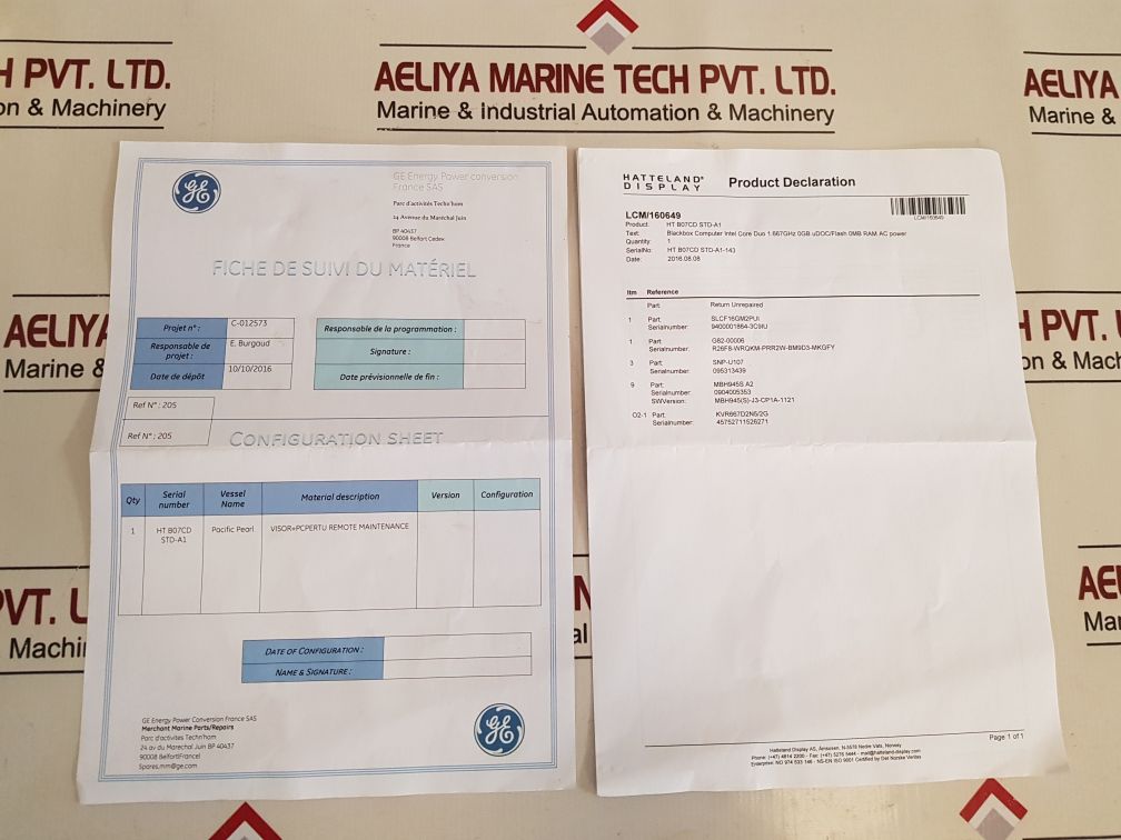 Hatteland Display Ht B07Cd Std-a1 Industrial Computer
