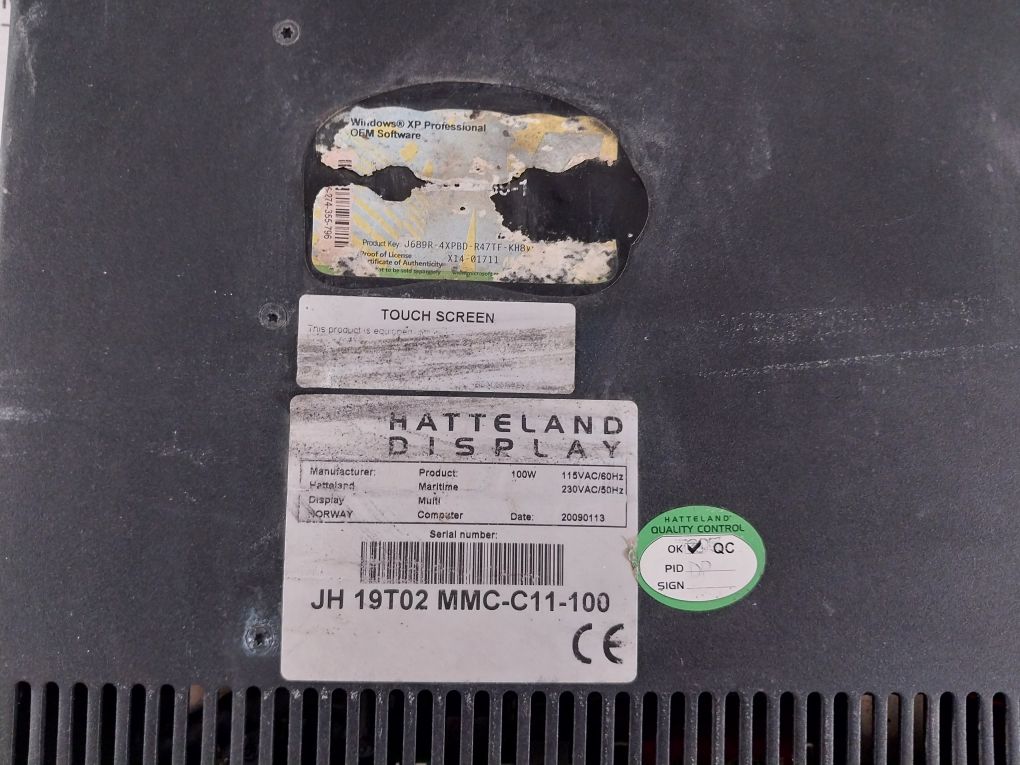 Hatteland Display Jh 19T02 Mmc-c11-100