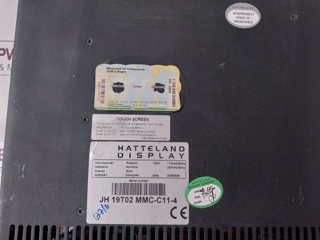 Hatteland Display Jh 19T02 Mmc-c11-4