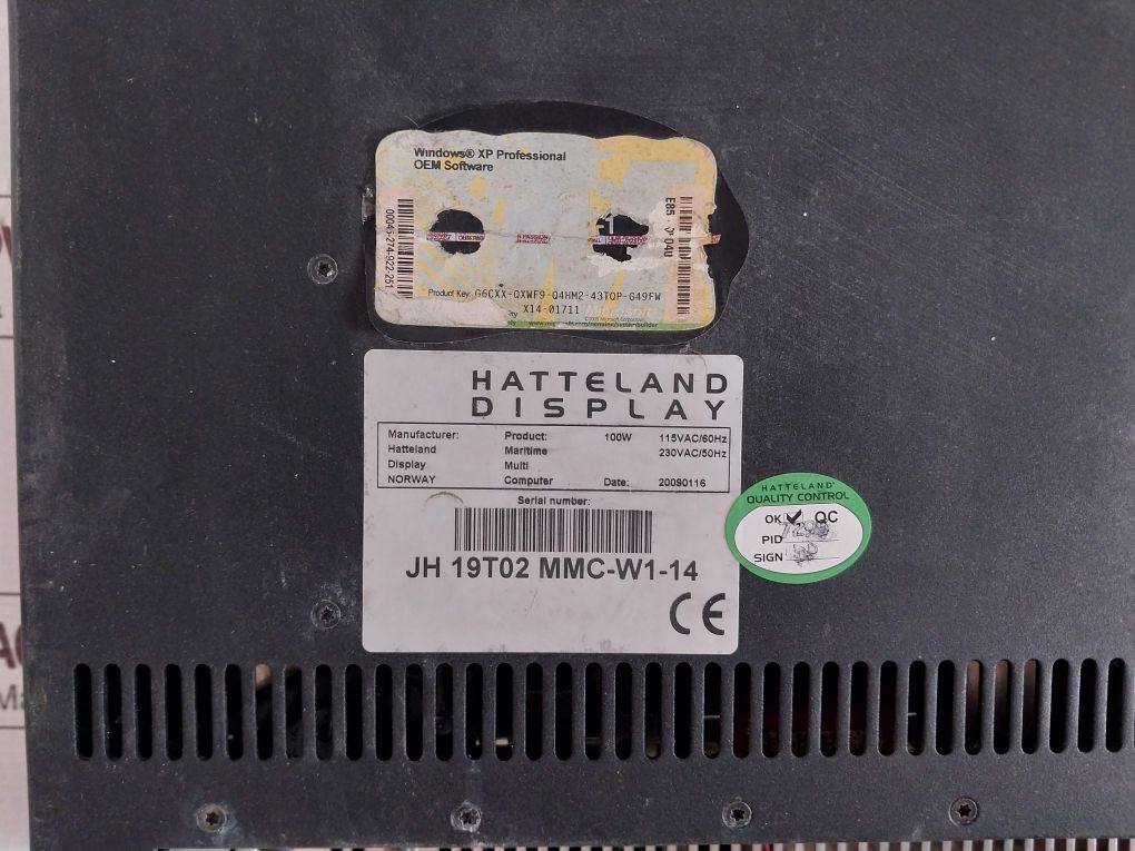 Hatteland Display Jh 19T02 Mmc-w1-14