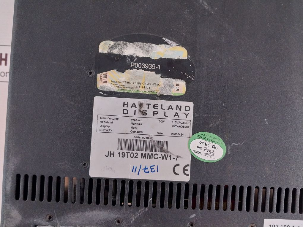Hatteland Display Jh 19T02 Mmc-w1-7