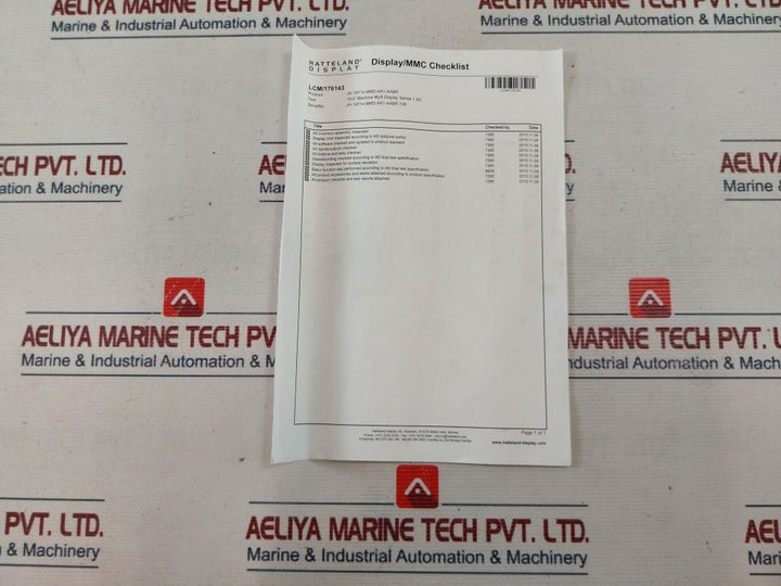 Hatteland Display Jh 19T14 Mmd-aa1-aabr Maritime Multi Display