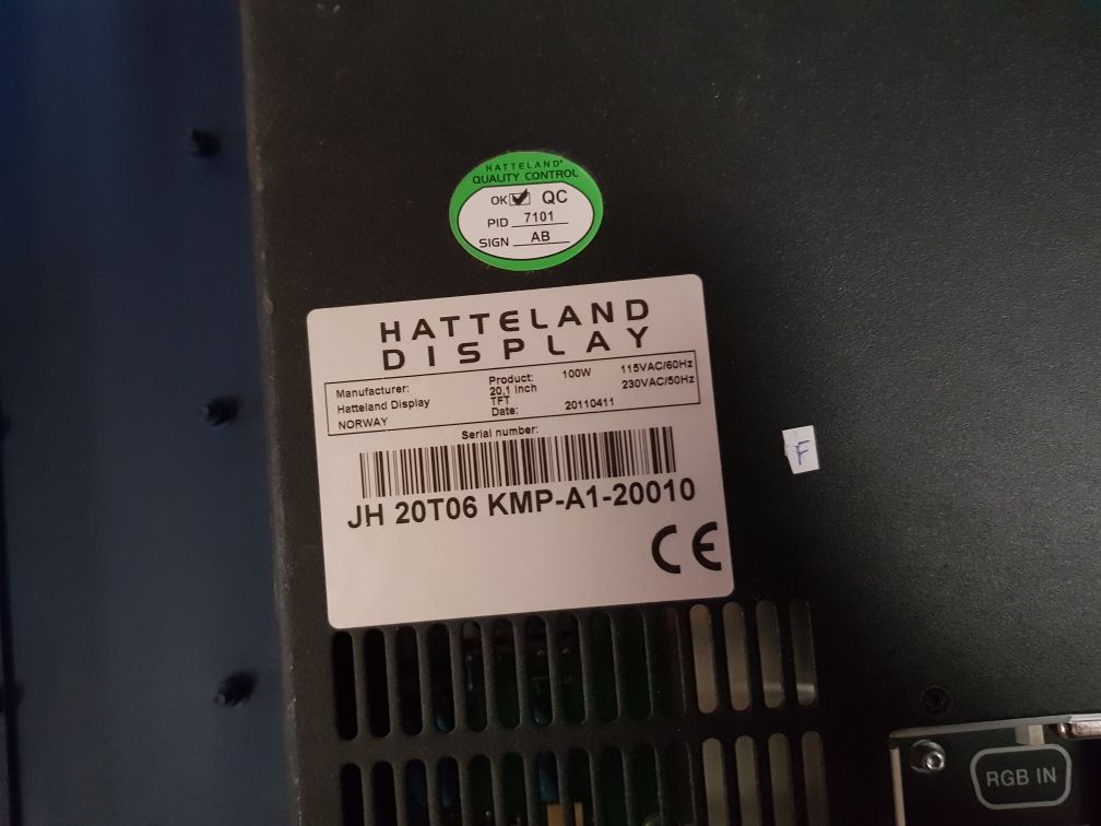 Hatteland Display Jh 20T06 Kmp-a1-20010