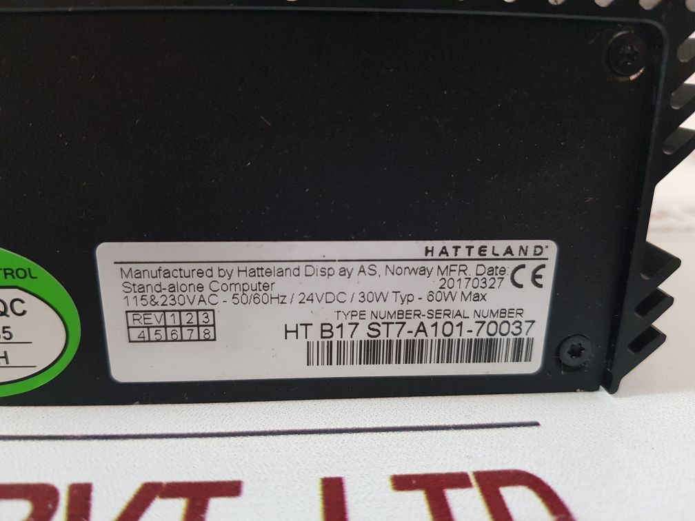 Hatteland display ht b17 st7-a101-70037