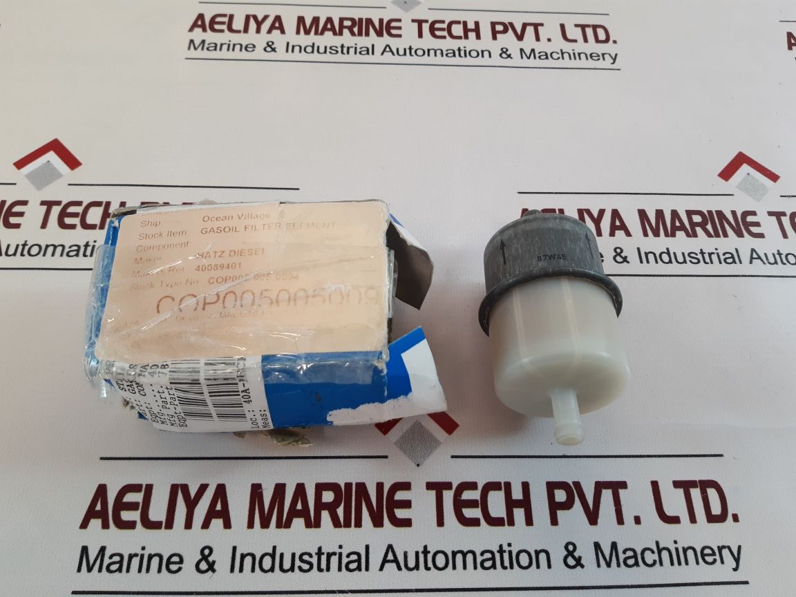 Hatz Diesel 40089401 Gasoil Filter Element