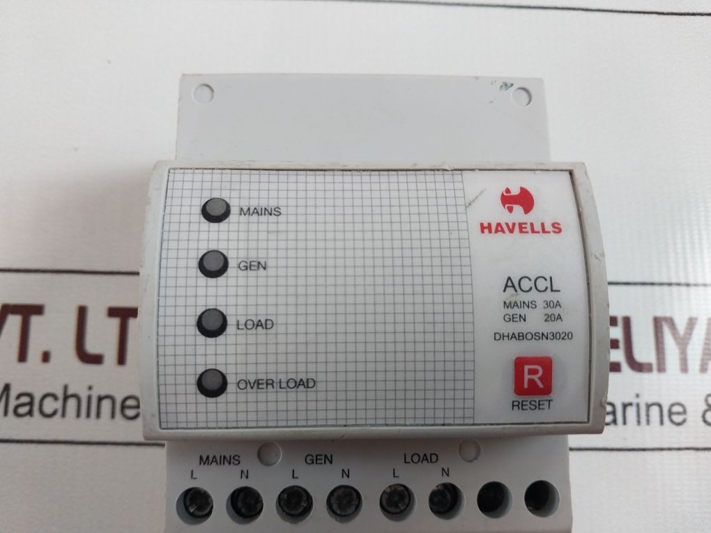 Havells Accl Dhabosn3020 Automatic Changeover Switch