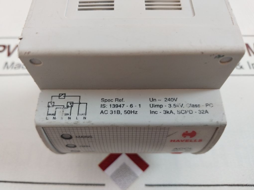 Havells Accl Dhabosn3020 Automatic Changeover Switch
