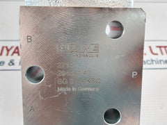 Hawe Hydraulik Sg 3 L-aksq Directional Spool Valve