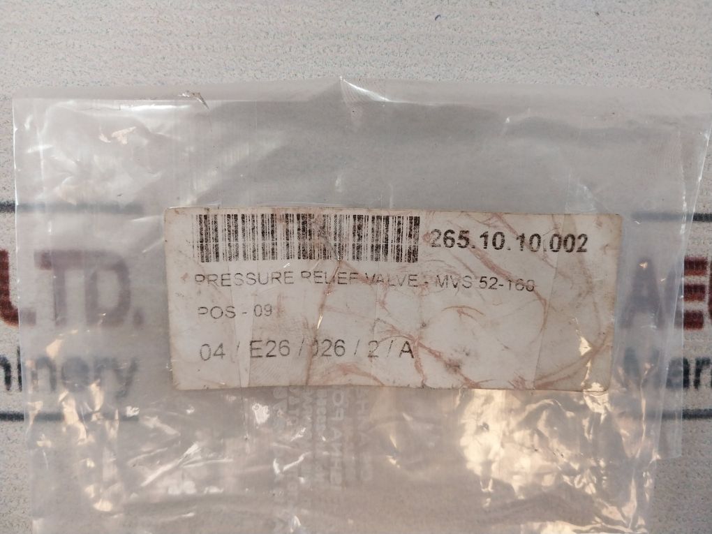 Hawe Mvs52C Pressure Relief Valve