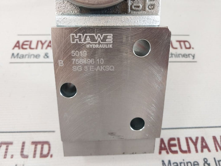 Hawe Sg 3E-aksq Directional Spool Valve