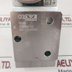 Hawe Sg 3E-aksq Directional Spool Valve