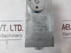 Hawe Sp 1P-aks Directional Control Valve