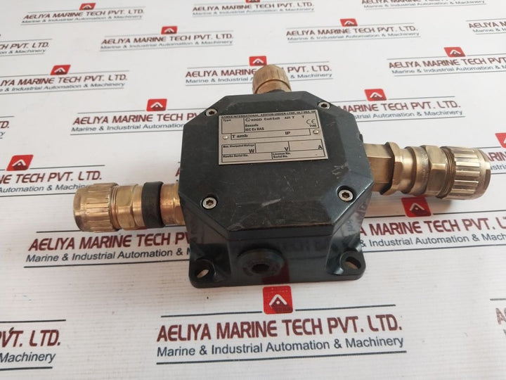 Hawke International Pl612 Conduit Junction Box With Three Glands 17A 550V