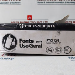 Hayonik Ftci 12/3 Switched Power Supply 100/240Vac-50/60Hz