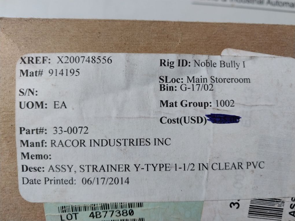 Hayward Lb406 Y Strainer 1-1/2 In Clear Pvc 33-0072