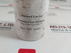 Hayward Tyler 2164-5215/A Mechanical Seal Rev "1"
