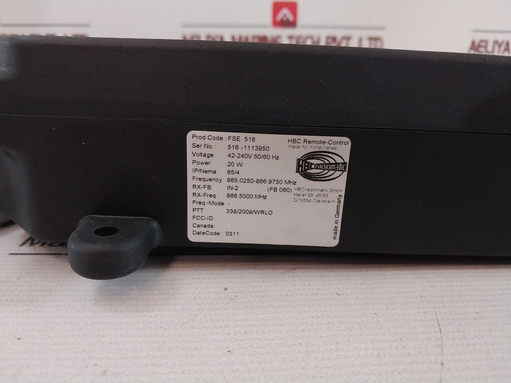 Hbc-radiomatic 005-01-00580 Remote Control