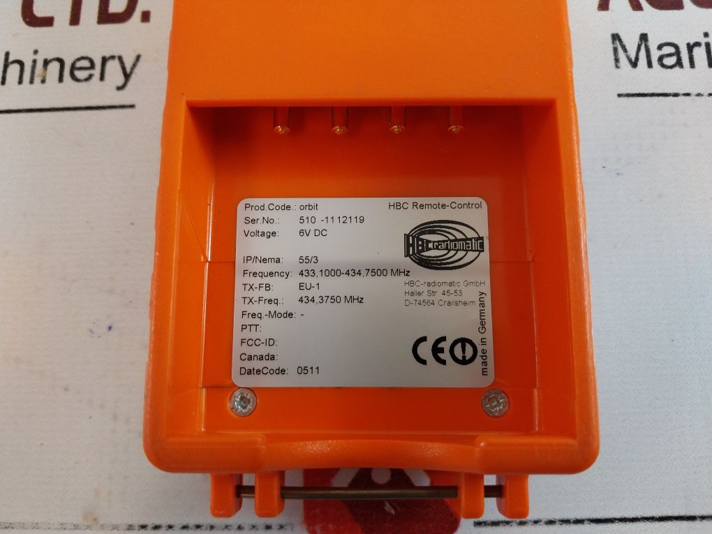 Hbc Orbit Remote-control 6V Dc – Aeliya Marine Tech