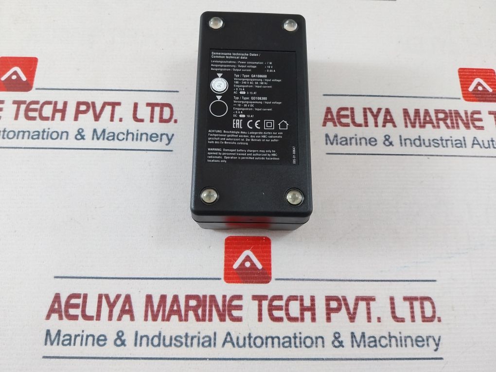 Hbc Radiomatic Qa108600/Qd108300 Battery Charger