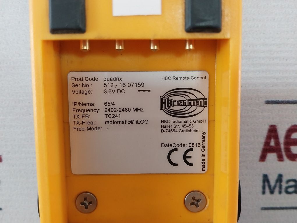 Hbc Radiomatic Tc241 Transmitter
