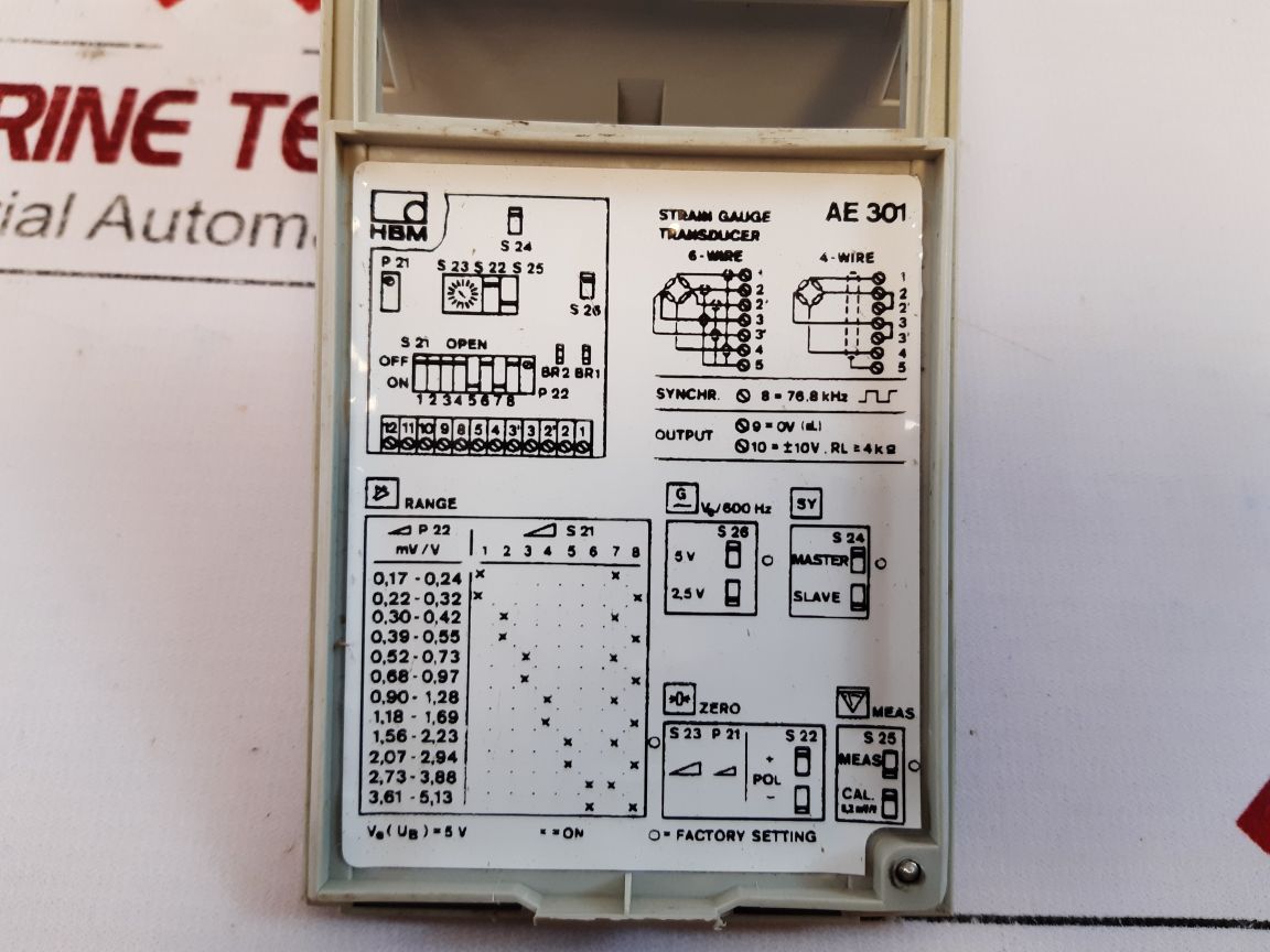Hbm Ae301 Analog Amplifier
