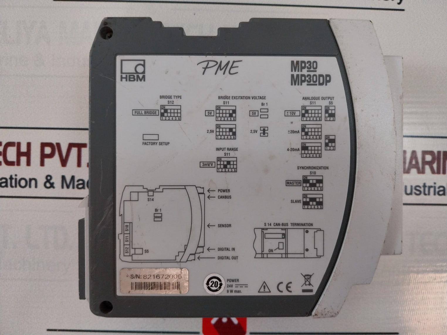 Hbm Mp30Dp Amplifier 24V 9 W