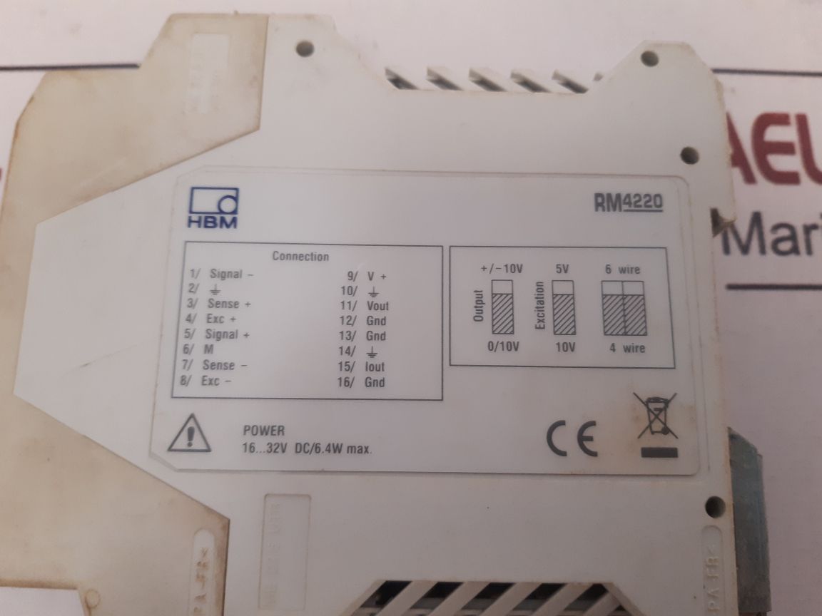 Hbm Rm4220 Amplifier 16….32V Dc