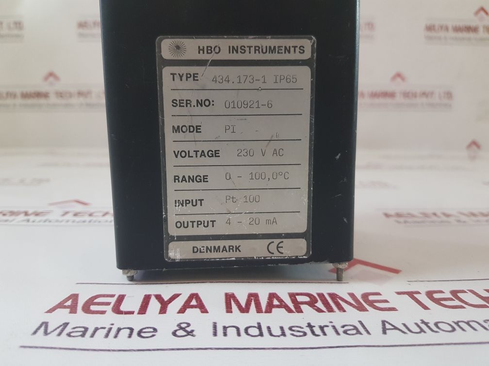 Hbo Instruments 434.173-1 Ip65 Digital Meter