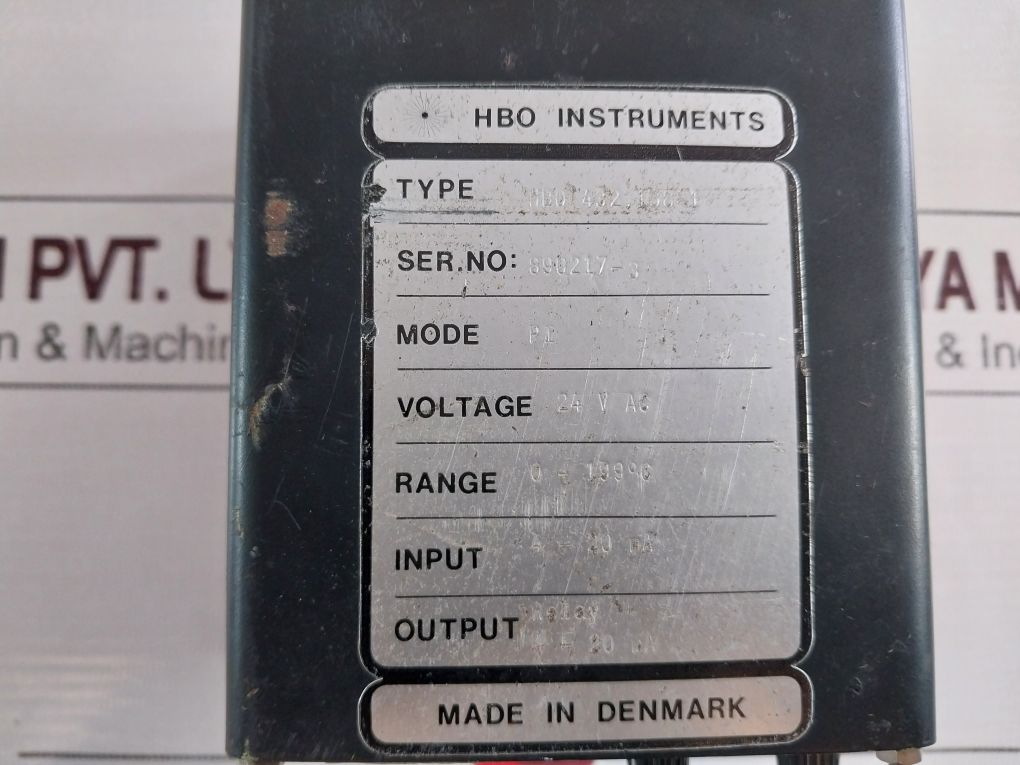 Hbo Instruments Hbo-432.158-1 Temprature Meter 24 V Ac