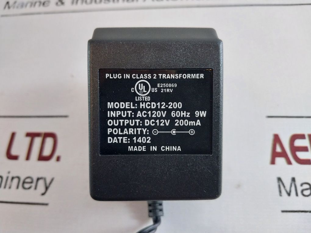 Hcd12-200 Ac120V Power Adapter Set