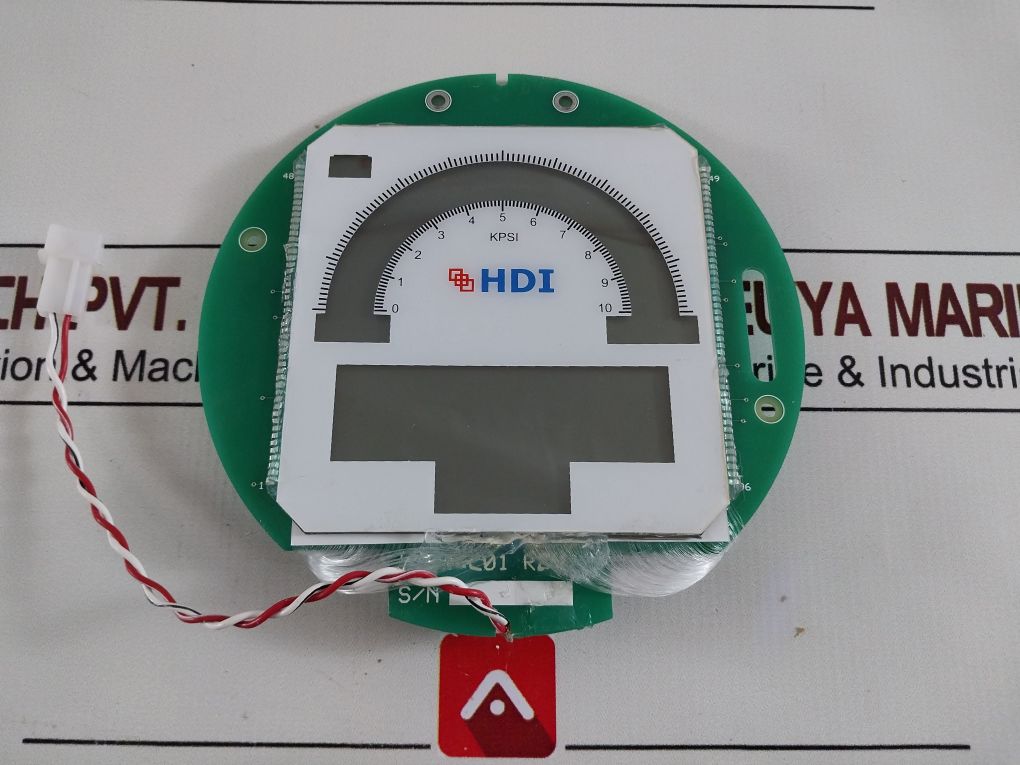 Hdi E201 Rev.B Display Pcb For Pressure Gauge Hdi201Ac01210Bl 0-10 Kpsi