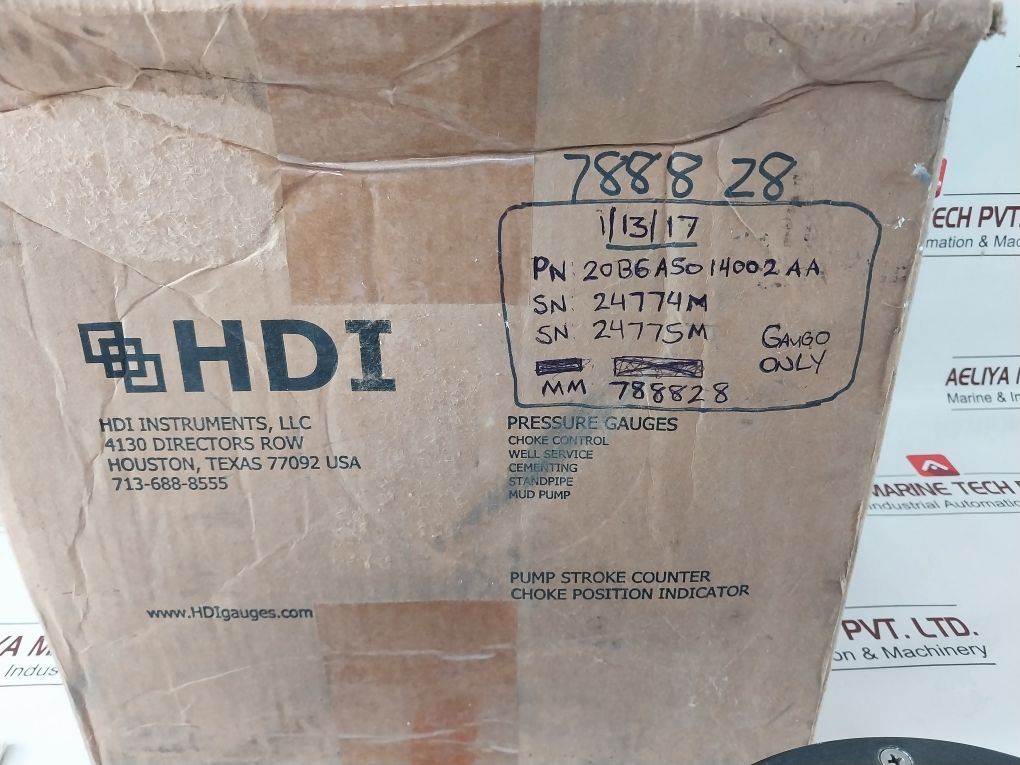 Hdi 20B6A50104002Aaa Pressure Gauges 2000B Series