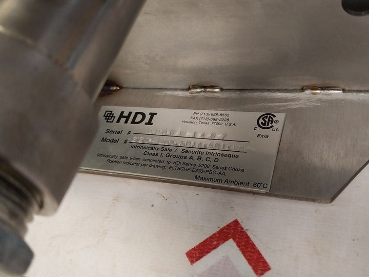 Hdi 2204220 3014 501 Fd Choke Position Indicator 2200