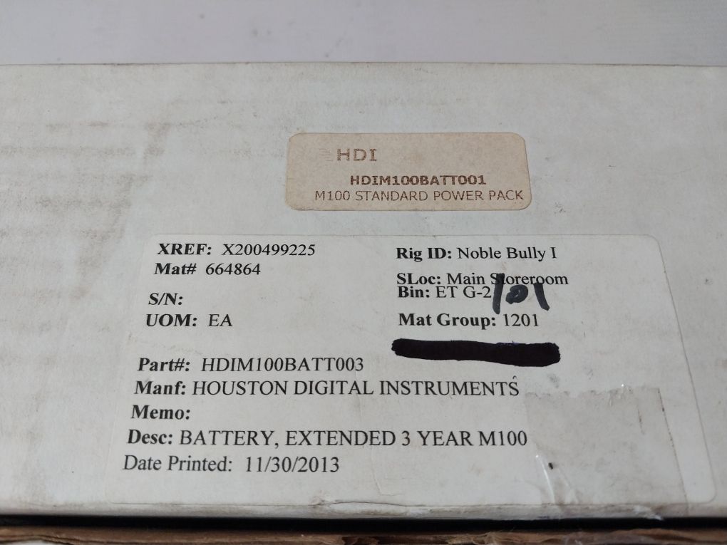 Hdi Hdim100Batt001 Battery