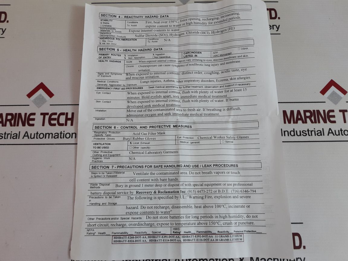 Hdi Hdibatt-e260-dot-aa Power Pack Battery