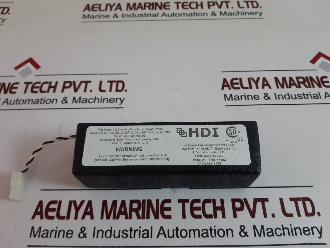 Hdi Hdibatt-e260-dot-aa Power Pack Battery