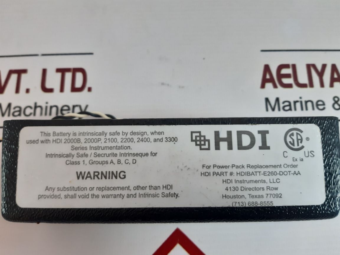 Hdi Hdibatt-e260-dot-aa Power Pack Battery