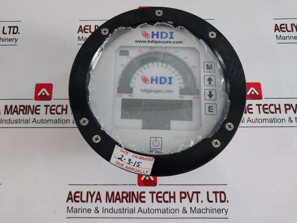 Hdi 20B7A50 124002A Csa Pressure Gauge
