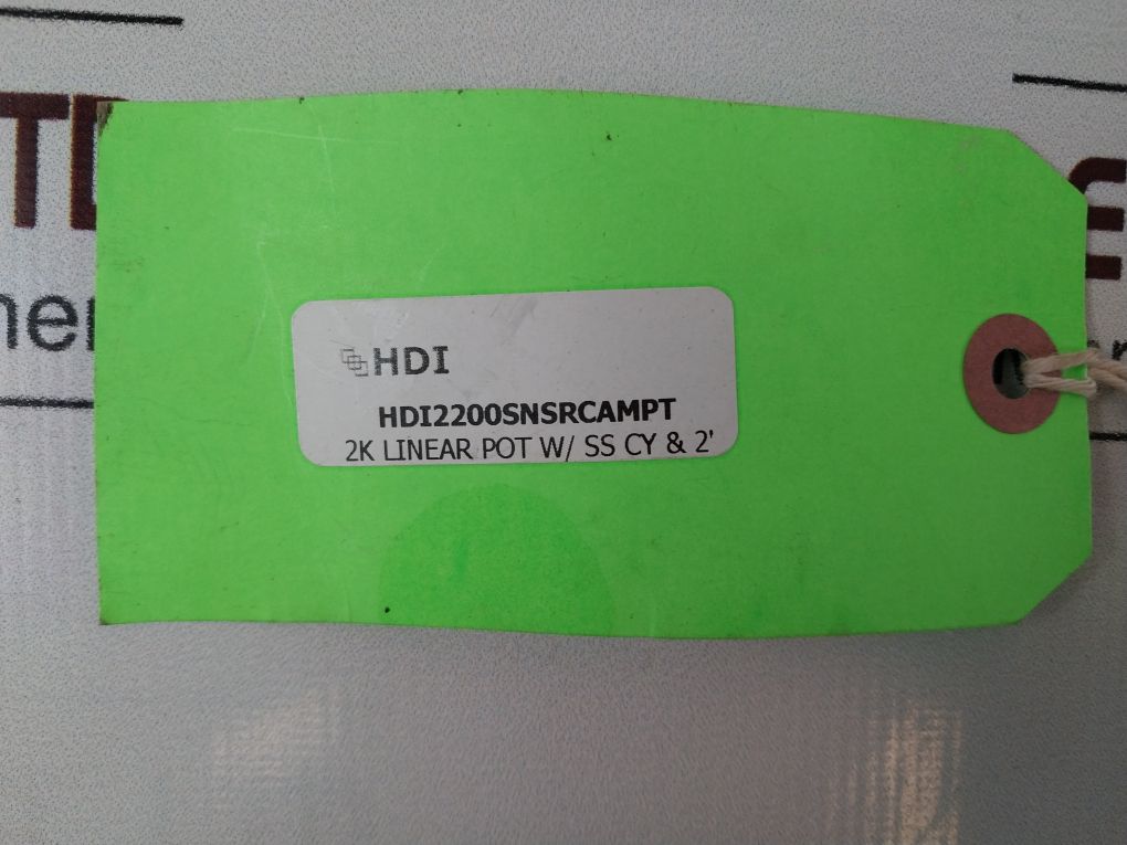 Hdi Hdi2200-snsr-cam-pt Potentiometer Linear 2K With Ss Cylinder Ms3106E14S-7P