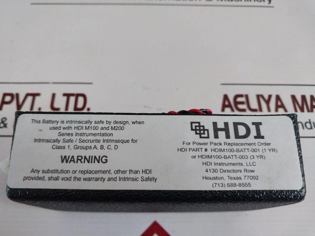 Hdi Hdim100-batt-001 Power Pack Battery Free Shipping