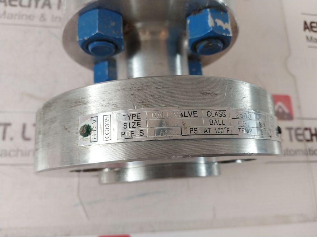Hdv Ball Valve Flanged Direct Mount Bd08165 Press 6170