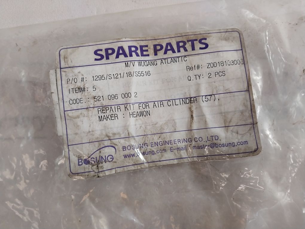 Hea Won 521 096 000 2 Air Cilinder/Cylinder (57) Kit Z0D18103003