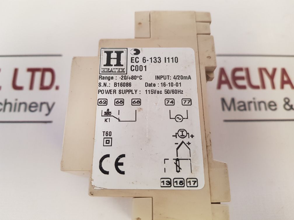 Heatex Ec 6-133 I110 C001 Temperature Controller