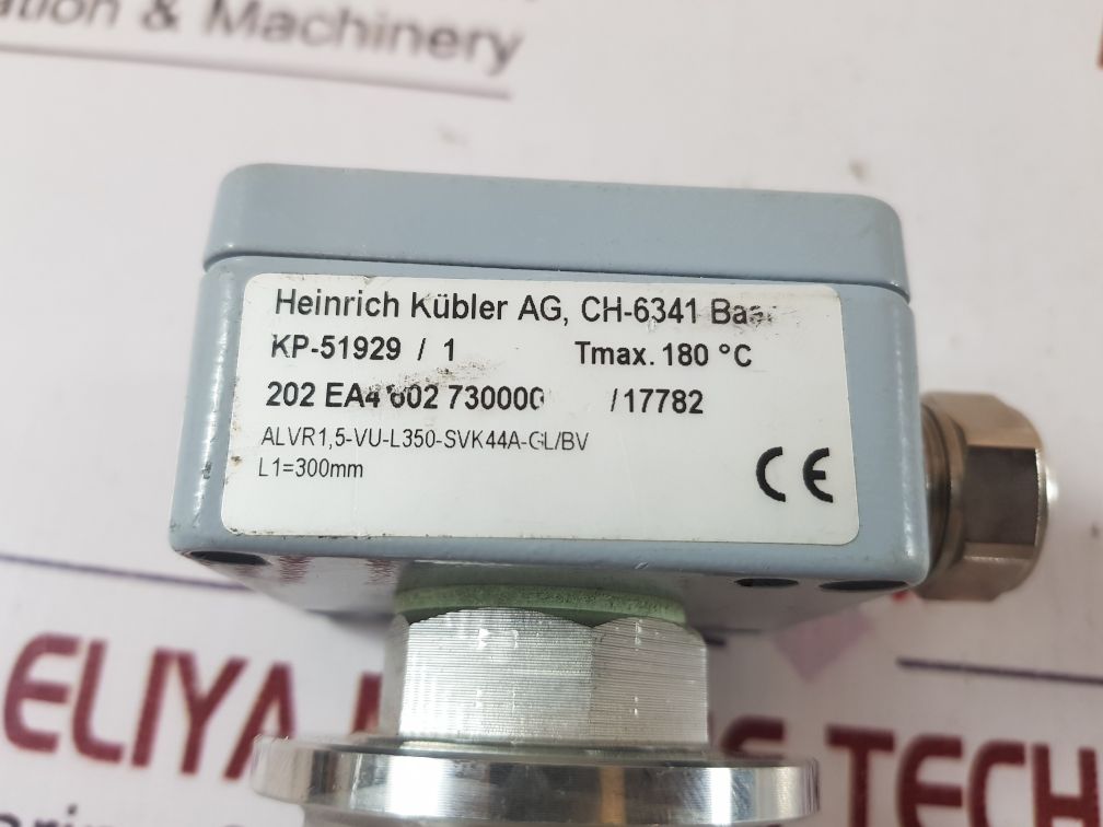 Heinrich Kubler Alvr1,5-vu-l350-svk44A-gl/Bv Level Switch

