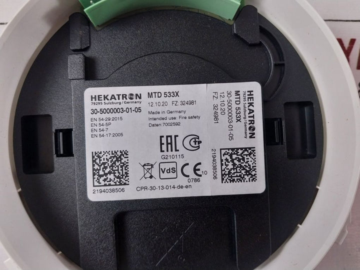 Hekatron Mtd 533X Multiple Sensor Detector