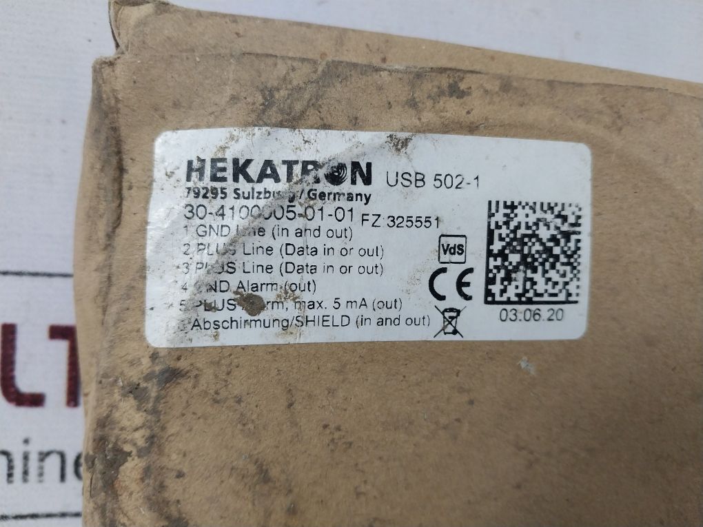 Hekatron Usb 502-1 Smoke Detector Base 30-4100005-01-01 325551