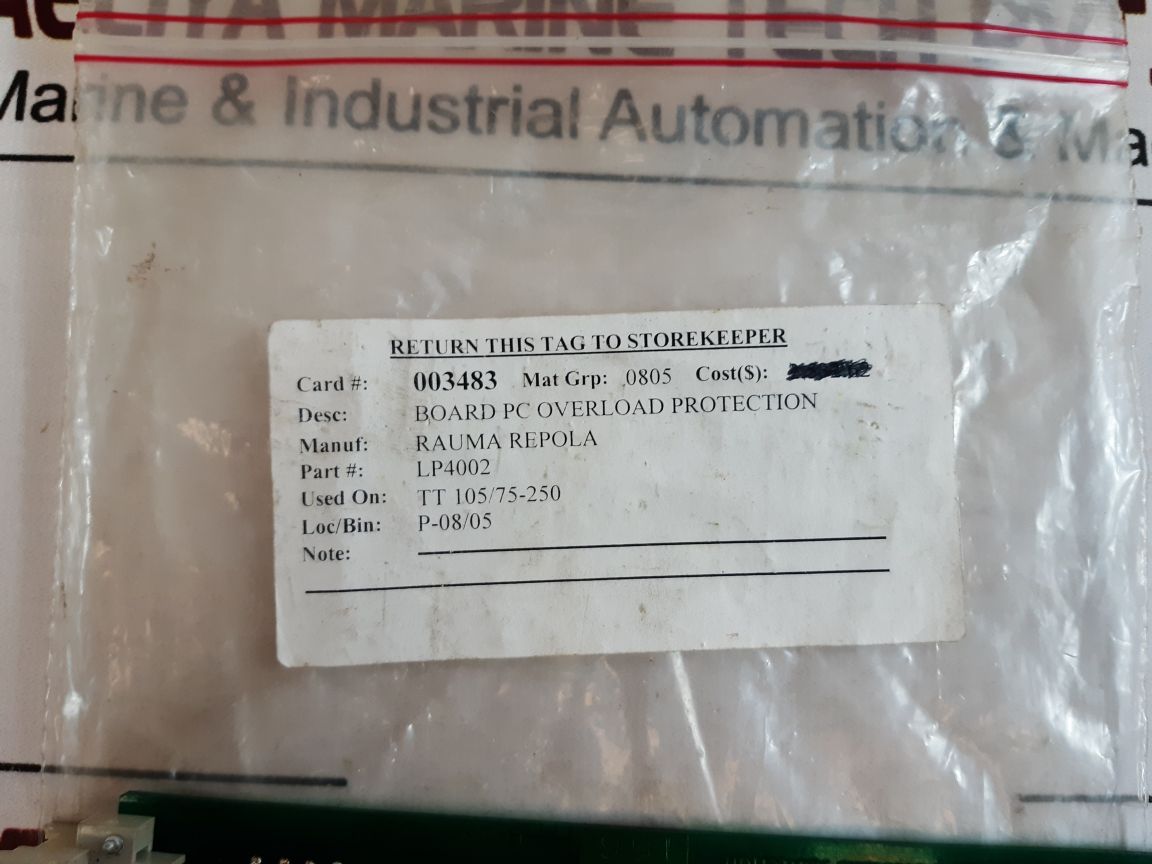 Helitron Lp4002.2 Pc Overload Protection Board Lp4002