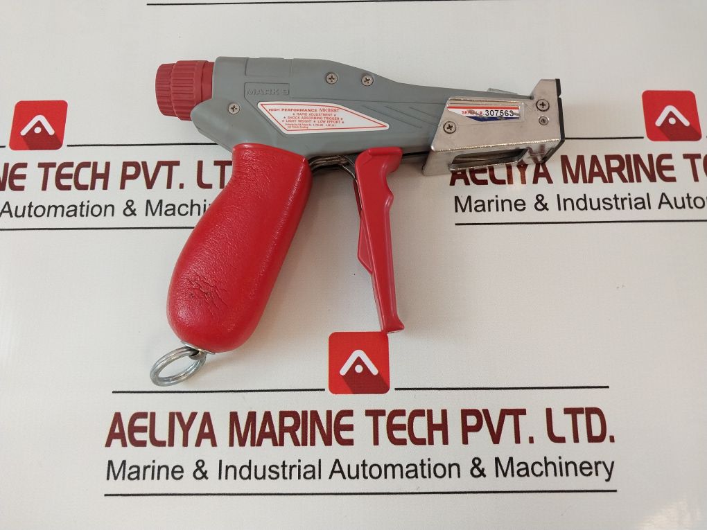 Hellermann Tyton Mk9Sst Mark 9 Adj. Tension & Cut-off Tool Ziptie Cable Tie Gun