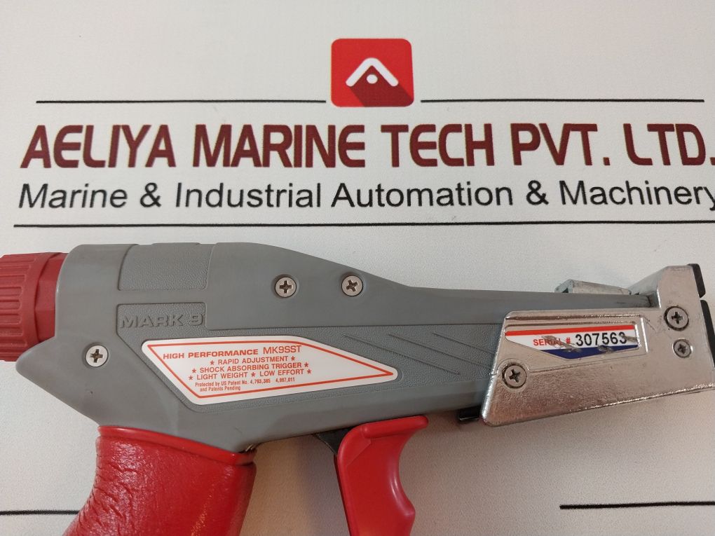 Hellermann Tyton Mk9Sst Mark 9 Adj. Tension & Cut-off Tool Ziptie Cable Tie Gun