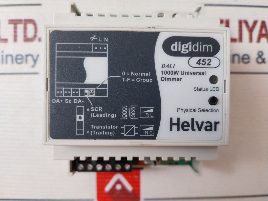 Helvar Digidim 452 Dali 1000W/1Kw Universal Dimmer
